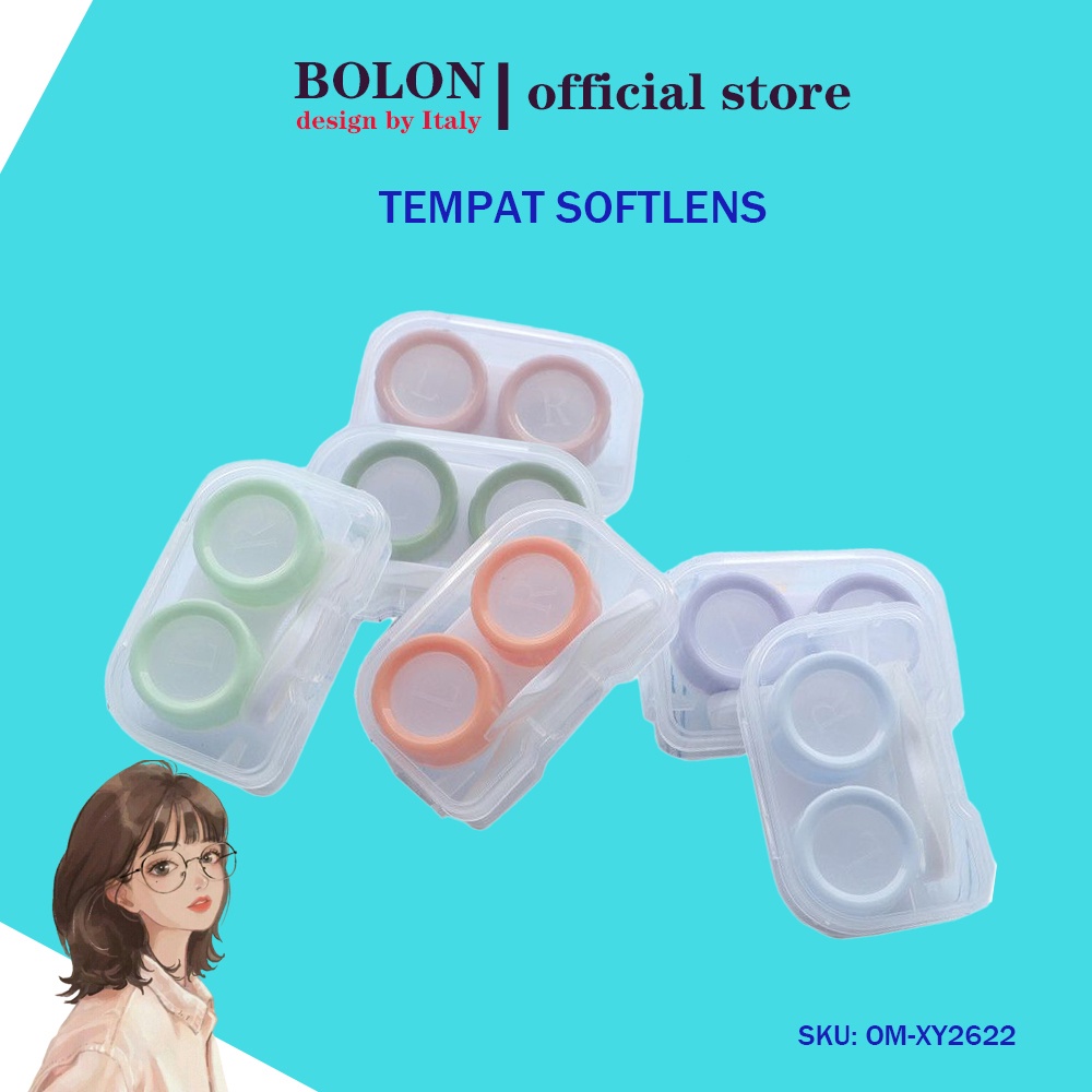 SOFTLENS CASE TEMPAT SOFTLENAS CASE SOFTLENS TEMPAT KONTAK LENSA- BOLON EYEWEAR