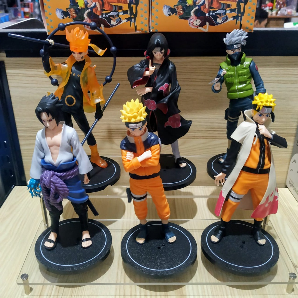 Action Figure Anime Naruto Sasuke Kakashi Itachi 18 cm