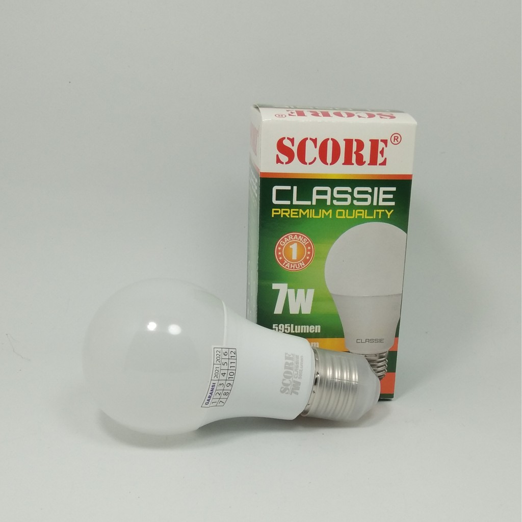 Score Classie Lampu LED Bulb 7 Watt - Cahaya Putih