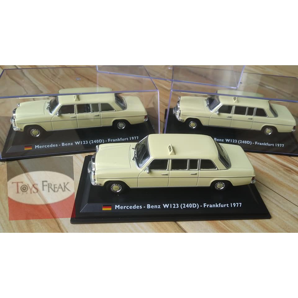 Miniatur - Diecast Mercedes W123 - 240D - Frankfurt 1977