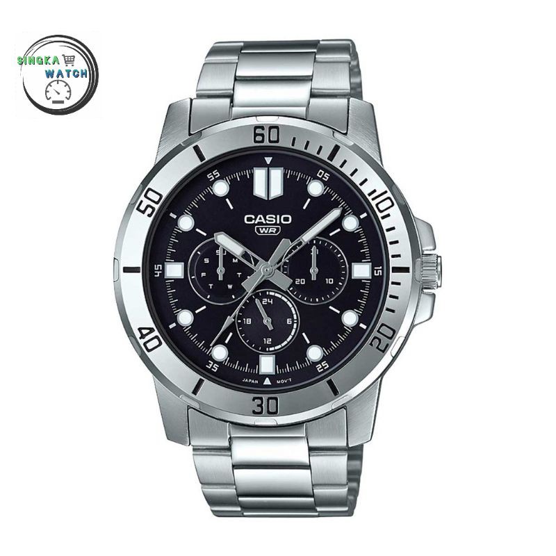 JAM TANGAN COWOK CASIO ORIGINAL SERI MTP-VD300D-1E