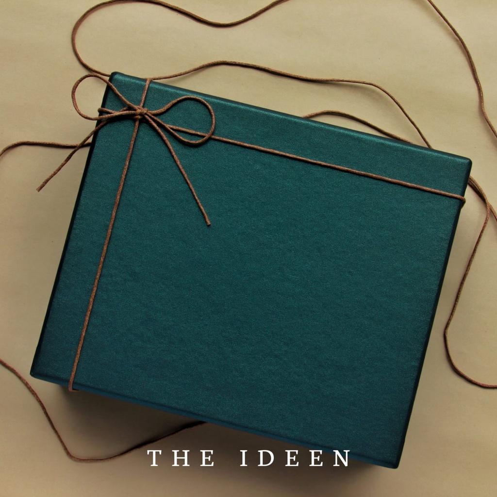 THE IDEEN - 015 | HARD BOX HAMPERS 19×15×6 | KOTAK KADO PARCEL HADIAH ULANG TAHUN AESTHETIC | PACKAGING SOUVENIR NATAL LEBARAN KOTAK HAMPERS BAYI CEWEK COWOK BRIDESMAID GROOMSMEN SERBAGUNA