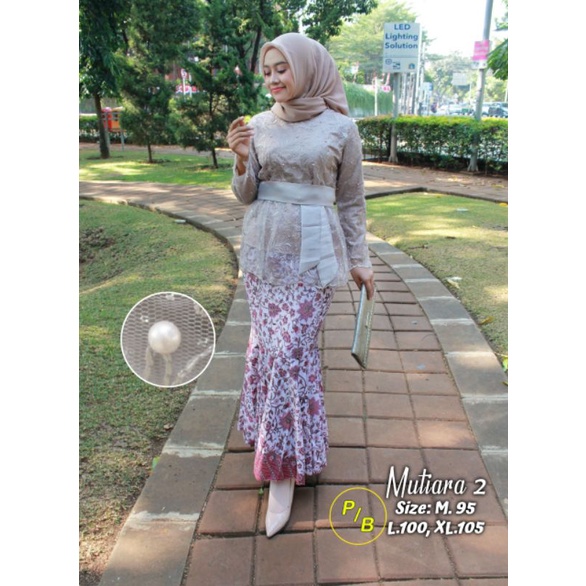 SET BLOUSE MUTIARA//STELAN ROK TULLE//KEBAYA MODERN//KEBAYA PESTA//KEBAYA//SET TUNIK PESTA//BY PELAMINAN