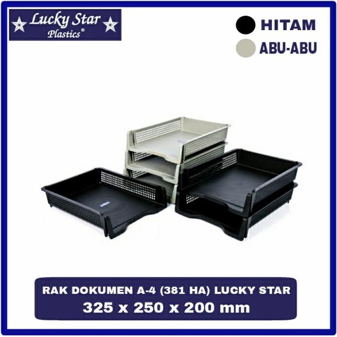 

~~~~~] RAK DOKUMEN A4 PLASTIK LUCKY STAR/RAK BERKAS/ARSIP/TEMPAT KERTAS HVS