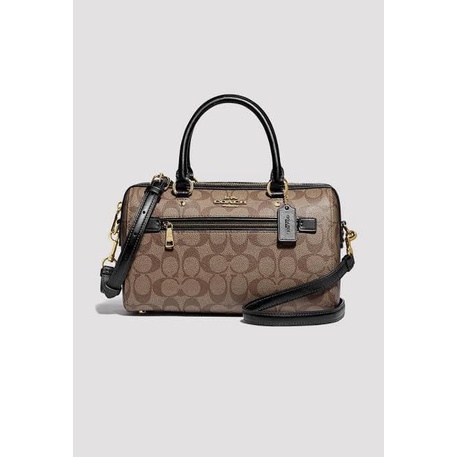 Tas Coach Rowan Satchel Signature Khaki