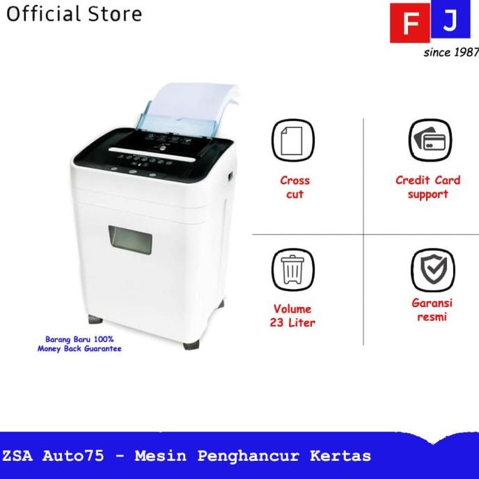 

Mesin penghancur kertas ( paper shredder ) ZSA auto 75