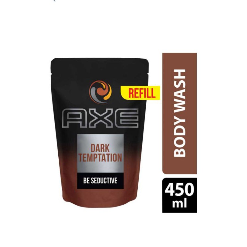 Axe Body Wash Dark Temptation 450Ml / Be Seductive / Axe Bodywash For Men / Axe Sabun Pandi Pria
