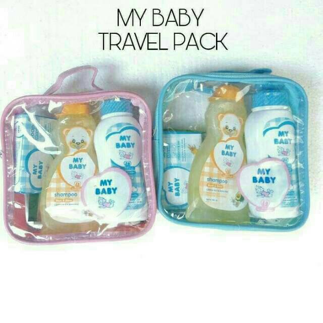 Paket Travel Set My Baby Bayi Travel Set Shampoo Bedak 