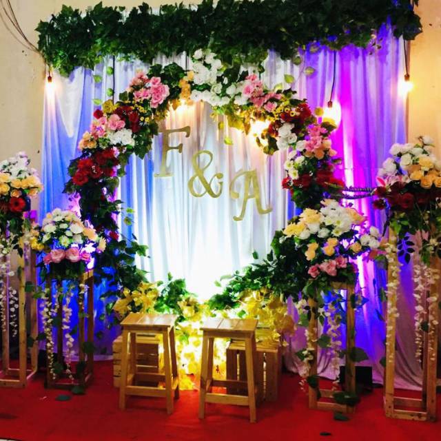 Dekorasi lamaran dan akad nikah