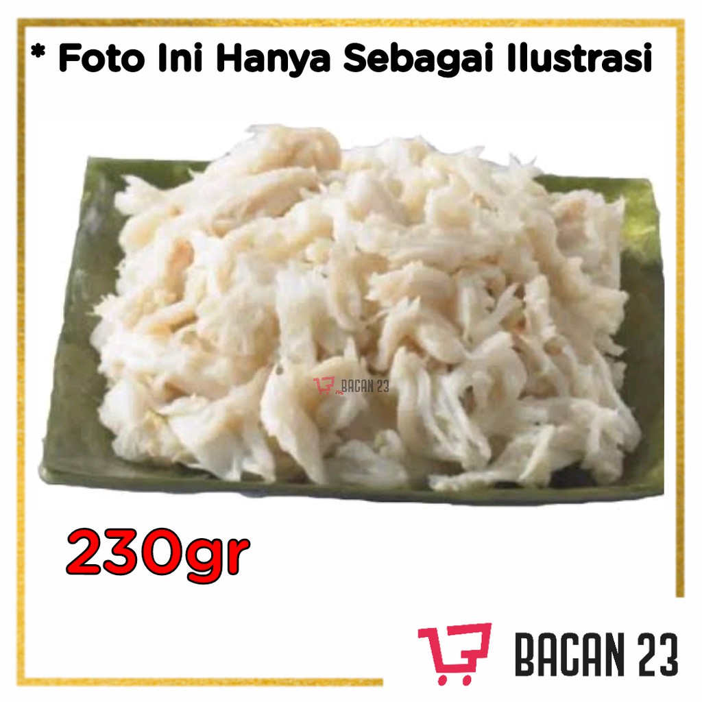 

Daging Kepiting Beku / Frozen Food Crab / Bacan23 - Bacan 23