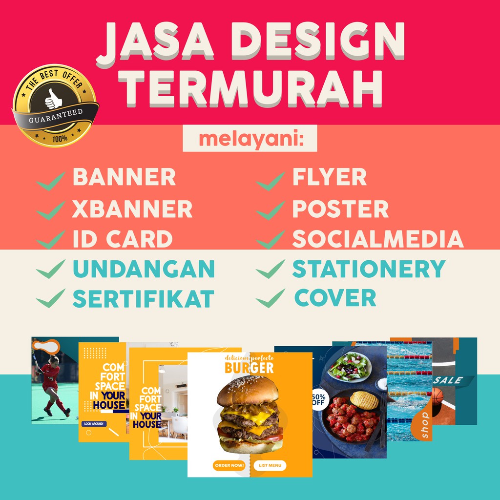 jasa pembuatan banner, xbanner, logo design, id card design, dll