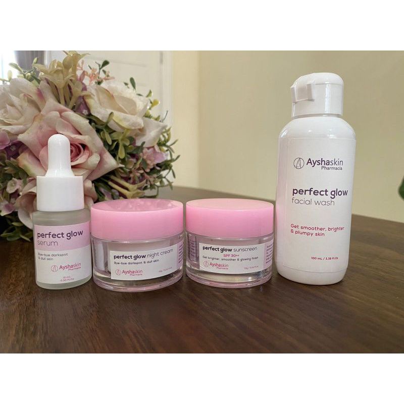 (READY, free pouch+ganci) PERFECT GLOW series Ayshaskin Pharmacia New Packaging-1