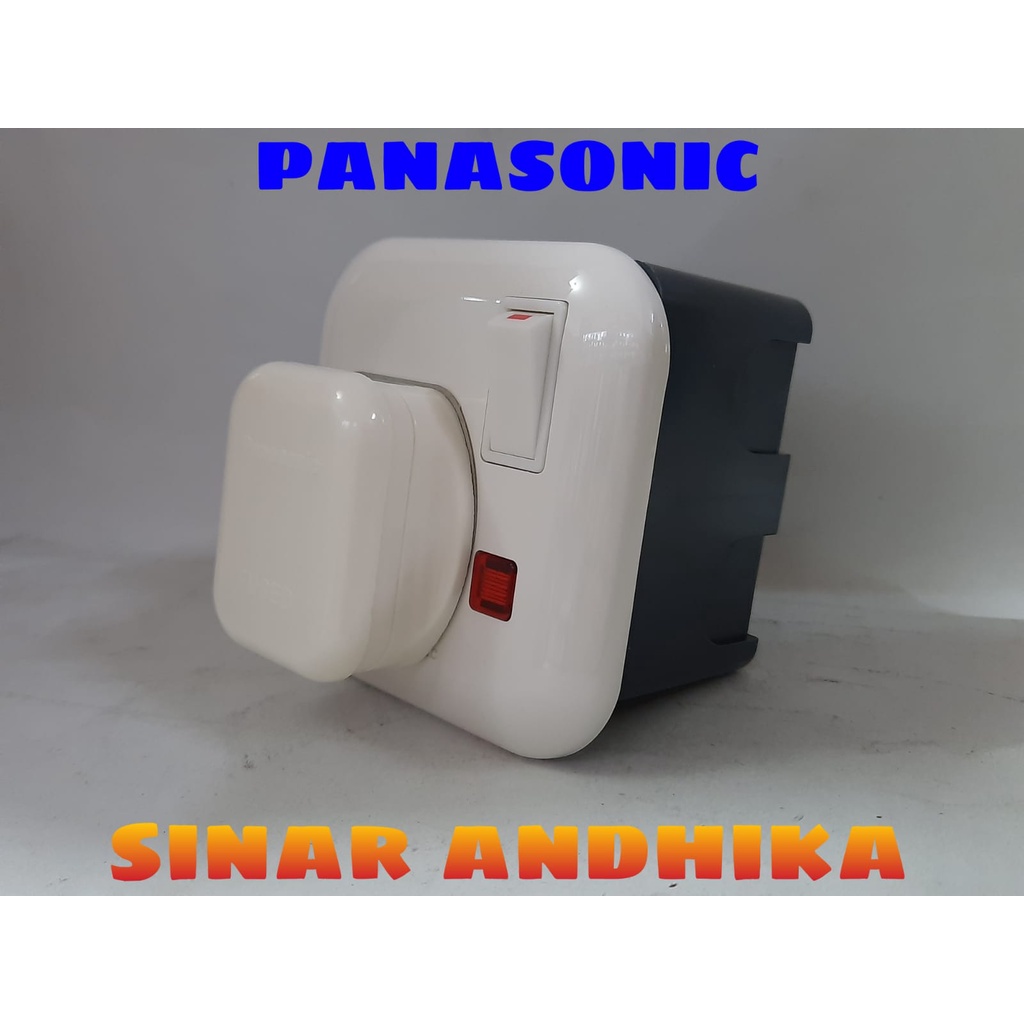 Stop Kontak Ac Set Panasonic Inbow+ Steker Ac  Wbj1214W+Wej9111