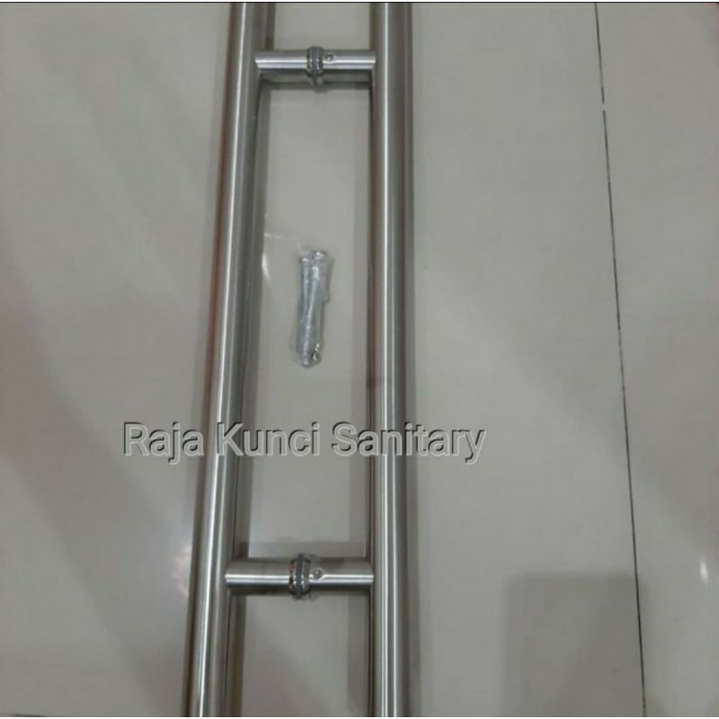 Pull Handle Pipa Bulat H 25x600x400 SSS Stainless Doff/Tarikan Pintu