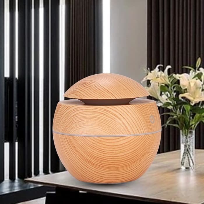 Aromatherapy Air Humidifier Kayu Pengharum Ruangan spray diffuser Led