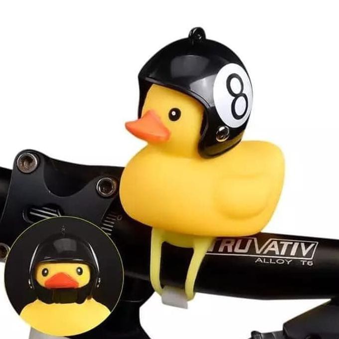 Bebek Helm 8 Ball Lucu + Lampu Led - Aksesoris Sepeda