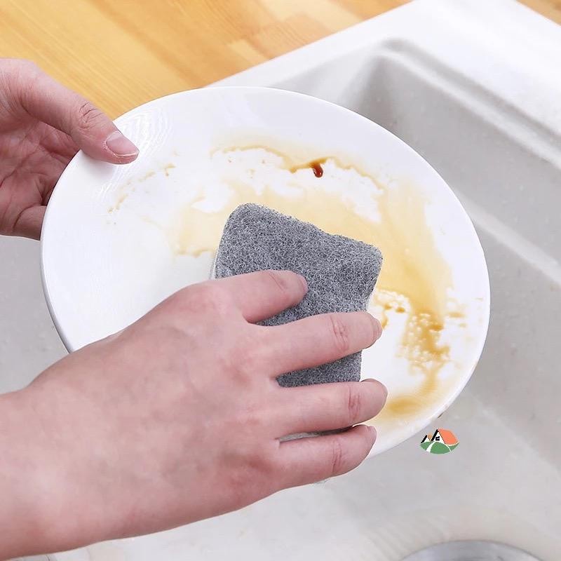 [CLASHOP]Spons Cuci Piring Dua Sisi Double Magic Dishwash Sponge PIRING SPONGE GELAS SENDOK MAKAN