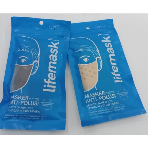 MASKER TOMO LIFEMASK REUSABLE FILTER N95/MASKER MEDIS/