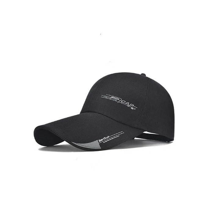 Hamlin Maxton Topi Baseball Pria Line Material Cotton - Black