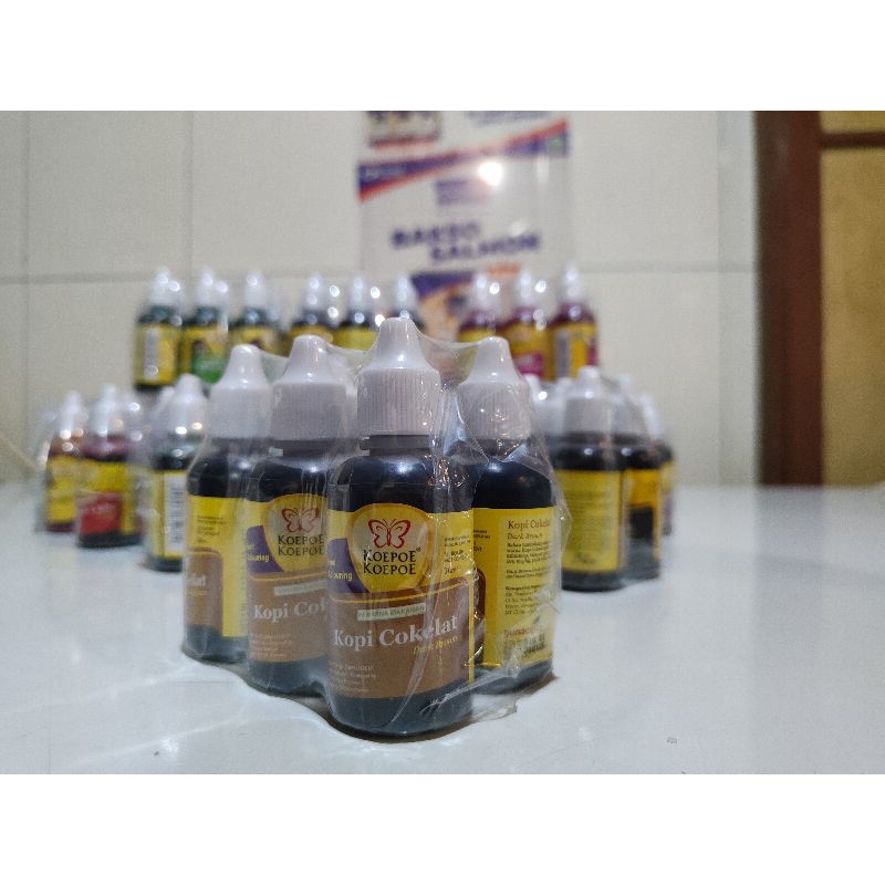 

Koepoe Koepoe / Kupu Kupu Pewarna Makanan Kopi Coklat 30 ml Koe Poe