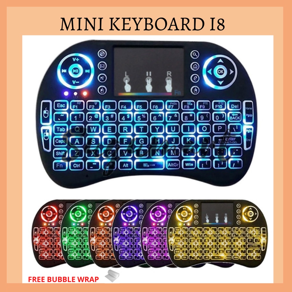 i8 Mini Keyboard | Mini Keyboard Wireless i8 | Mini Keyboard i8  Air Mouse Touchpad Remote | Backlig