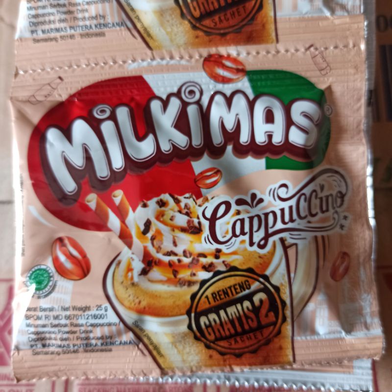 

Minuman Serbuk Milkimas Rasa Cappuccino 25 Gram