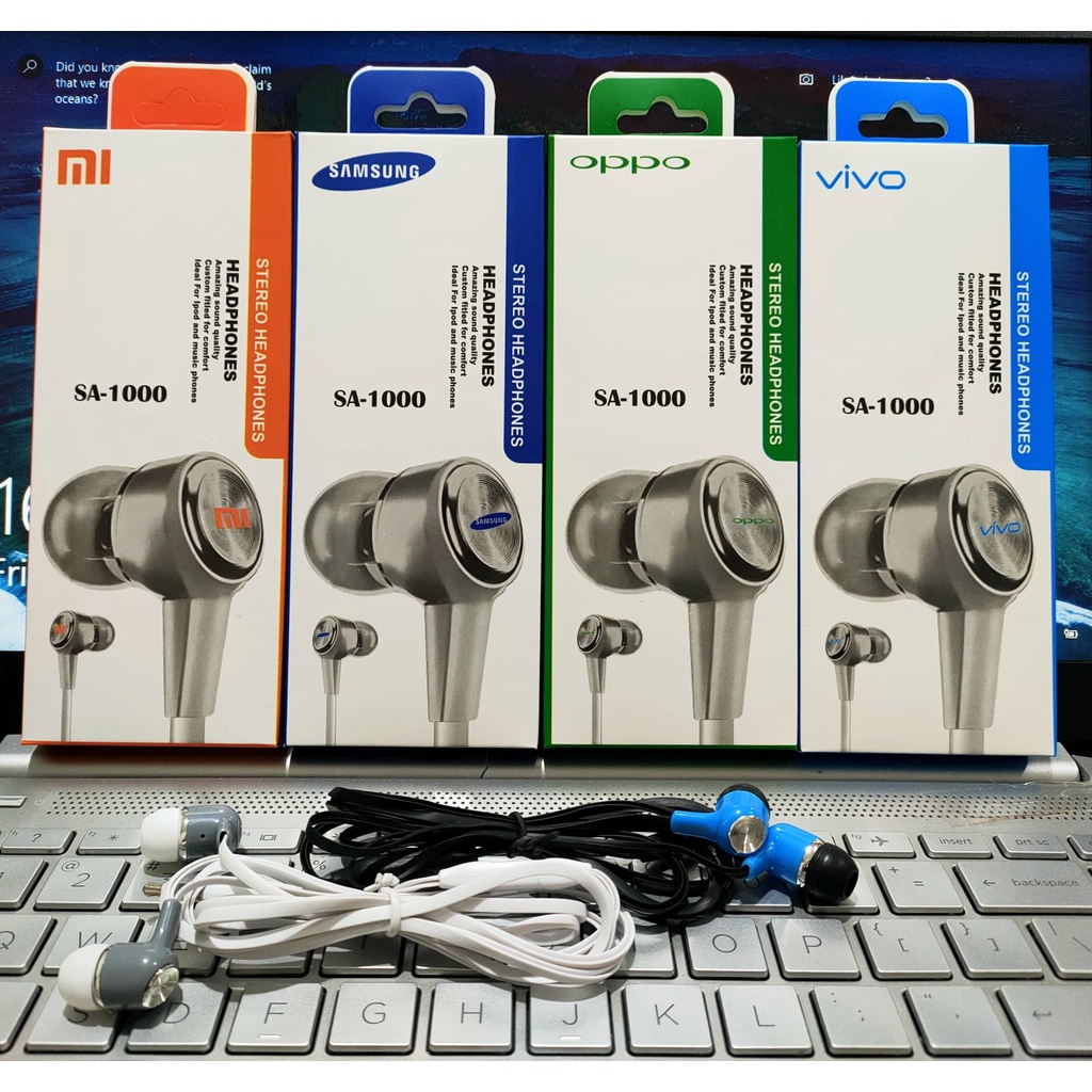 Handfree/Headset Branded Stereo SA-1000 Extra Bass