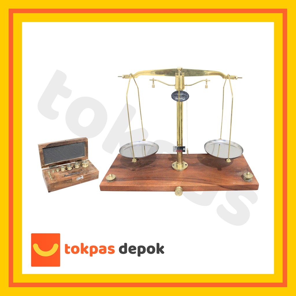 Neraca / Timbangan Farmasi Obat Apotek Merek APM Kapasitas 500 gr