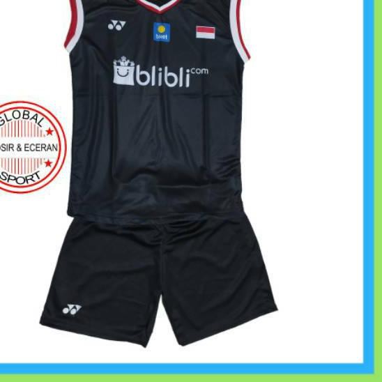 TERKINI# setelan baju badminton singlet/ setelan dewasa Y.155 / jersey bulutangkis singlet TERBARU