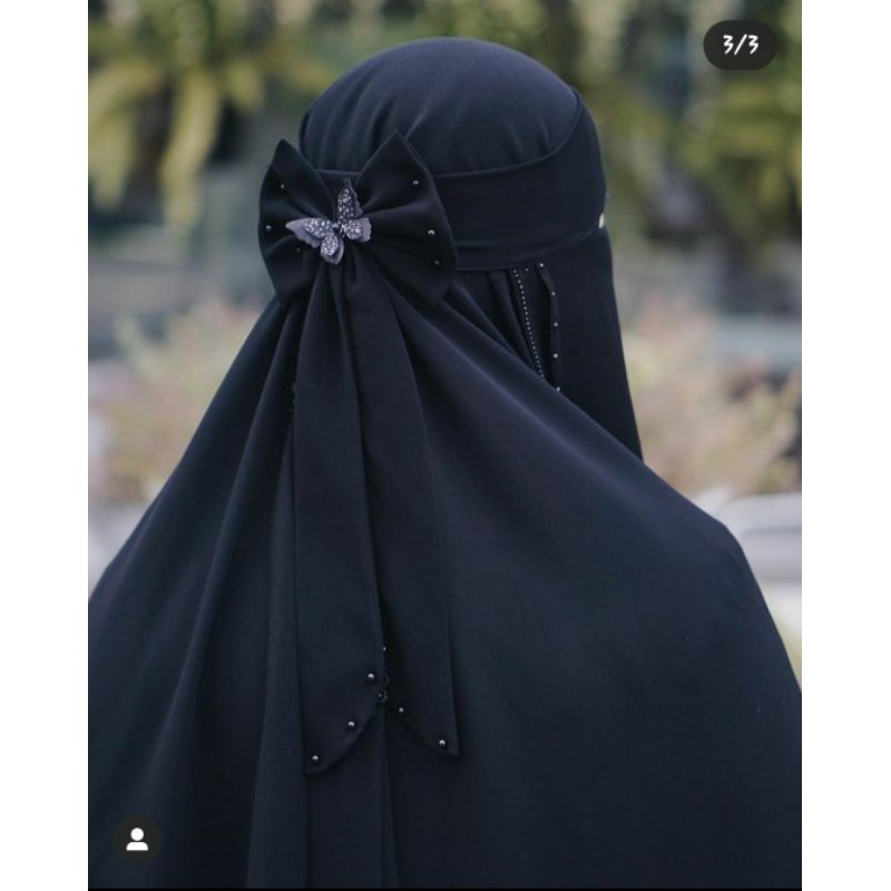 Niqab Bandana Niqab Cadar Niqab Yaman Cadar Bandana Niqob Viral Termurah Niqob KUPU PITA