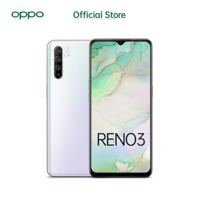 OPPO RENO 3 RAM 8GB ROM 128GB.GARANSI RESMI OPPO