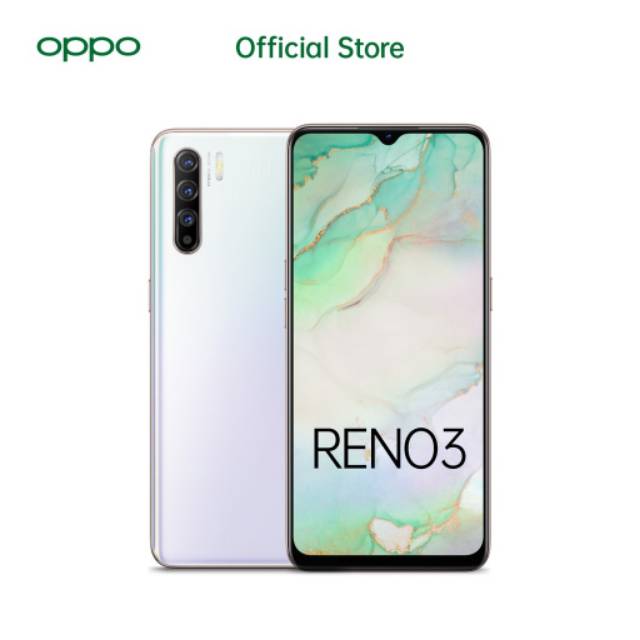 OPPO RENO 3 RAM 8GB ROM 128GB.GARANSI RESMI OPPO