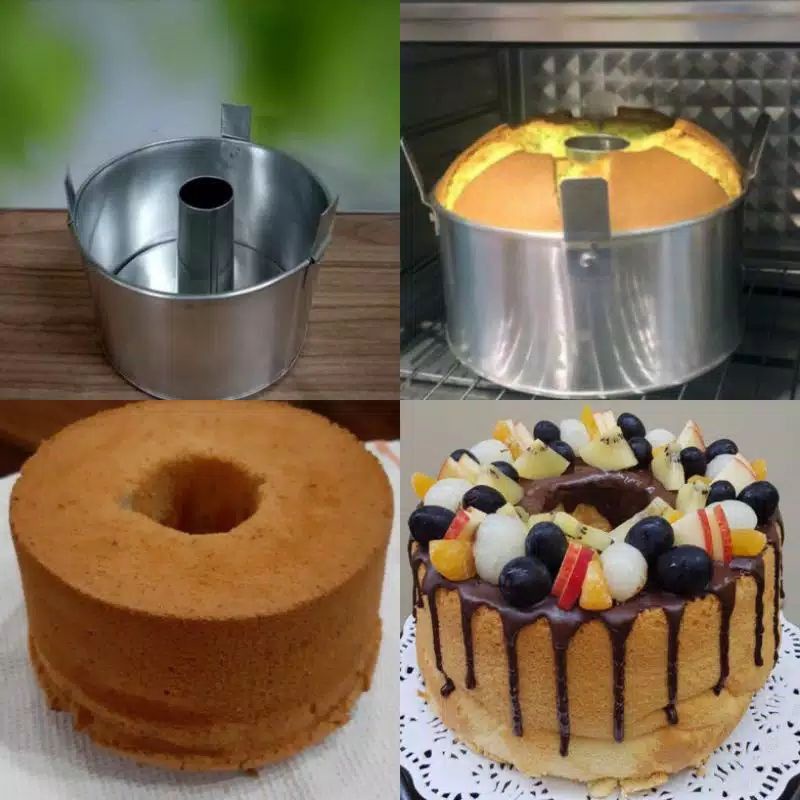 Loyang Chiffon / Loyang Chiffon Cake Lurus Ukuran 22, 24, cm
