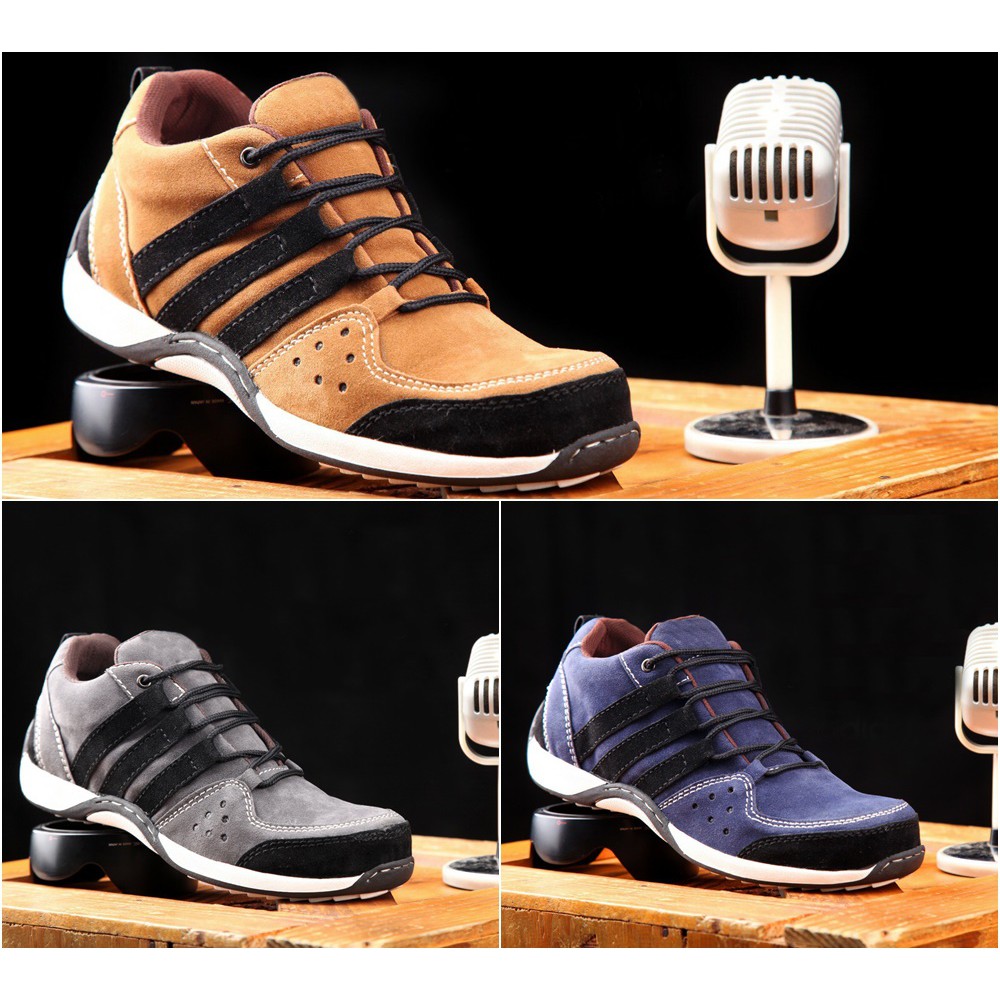 MS Shoes - Sepatu Pria Adidas Felix ABU Sneakers Safety Ujung Besi Hiking Outdoor Mountain Cowok