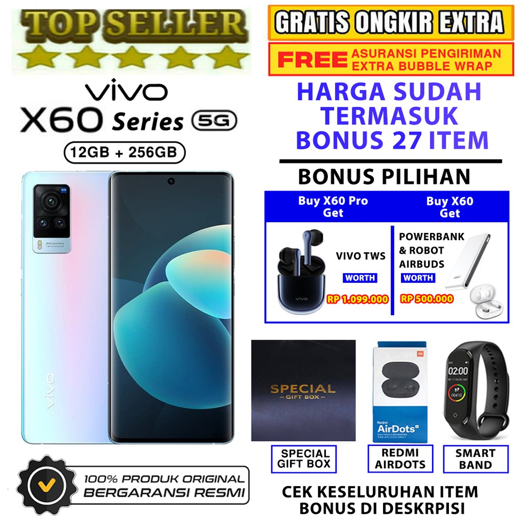 VIVO X60 PRO - X60PRO - X60 - X 60 15/256 12/256 11/128 8