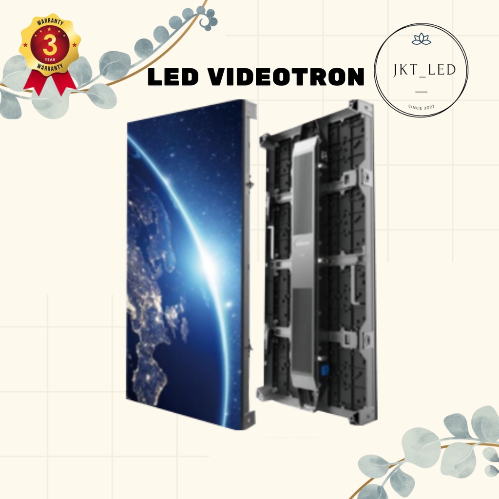 LED Videotron P10 1x3 (Magnetik) - Outdoor