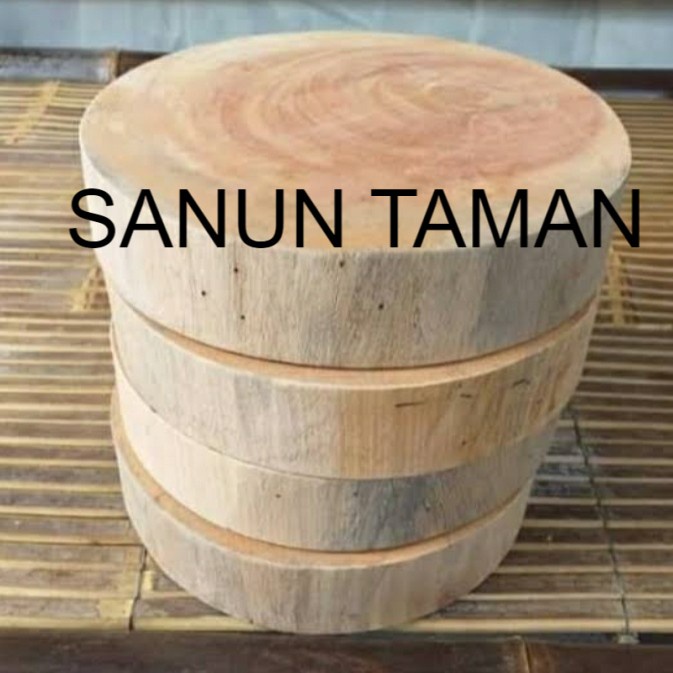 Talenan kayu bulat - talenan daging - talenan kayu potong daging
