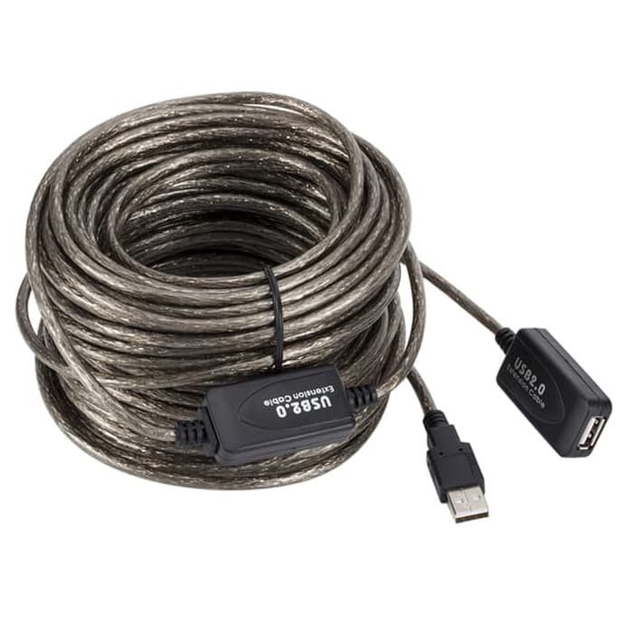 Kabel usb 2.0 Extension eyota aktif 25 meter - Cable perpanjangan usb extender 25m