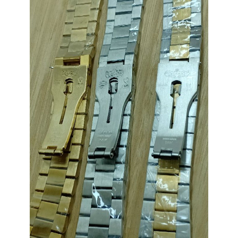 SETRAP TALI JAM ROLEX PERSIDENT 20MM STANLESS STEEL