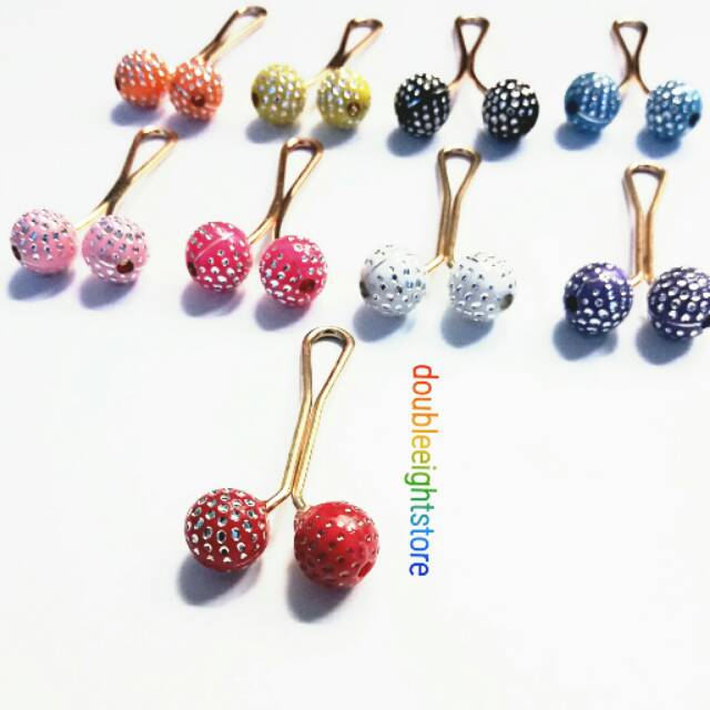 Klip Turki Sparkling Ball A005 | Turkey Pashmina Turkish Jilbab Clip Hijab Penjepit Kerudung