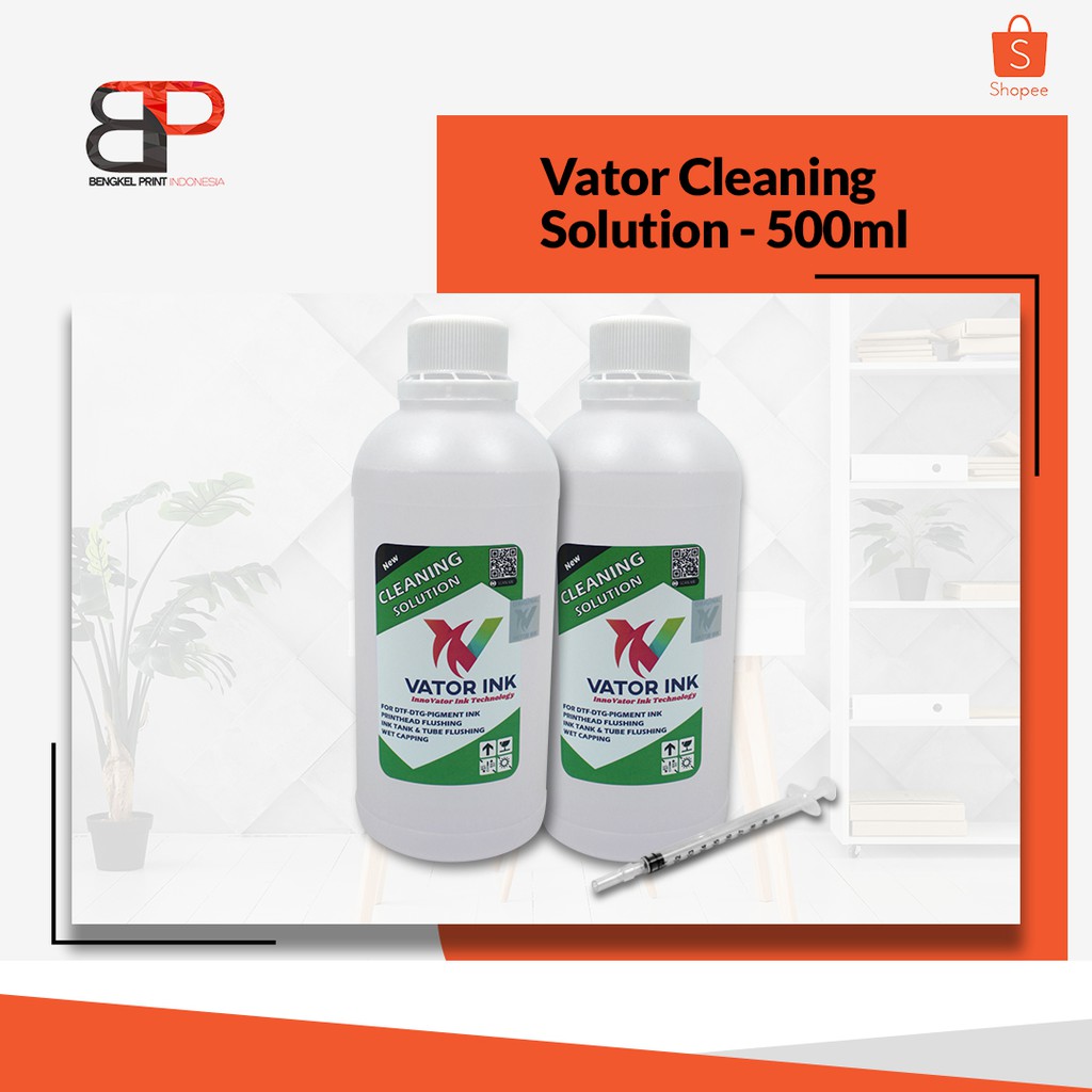 Cleaner Vator DTF 500ml + Suntikan