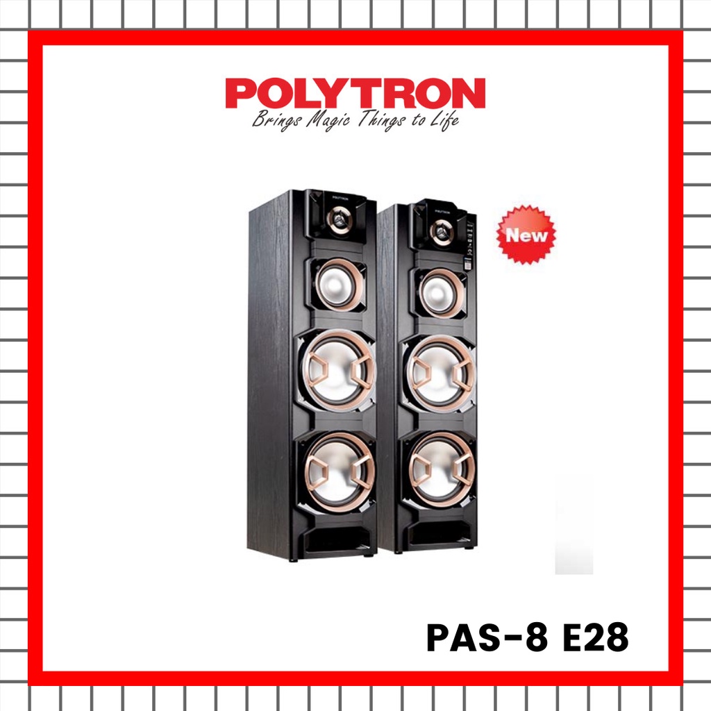 ACTIVE SPEAKER POLYTRON PAS-8E28 / SPEAKER AKTIF POLYTRON PAS-8E28 / PAS-8 E28