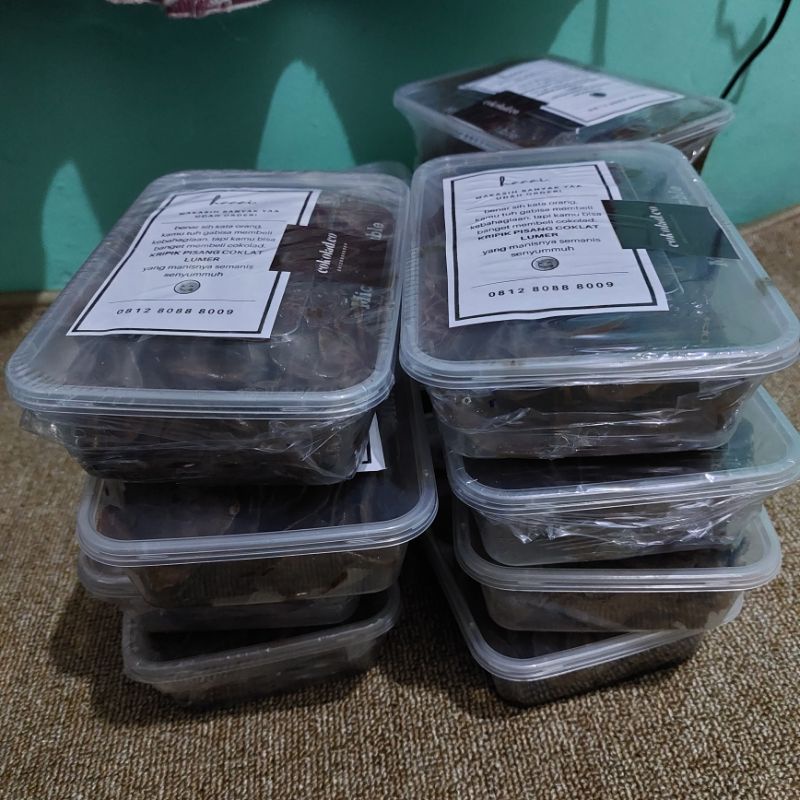 

keripik coklat lumer