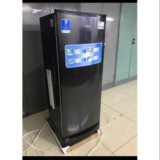 Aqua kulkas aqr190 Aqua Sanyo 1pintu khusus #cirebonkota# listrik hemat 90watt Cirebonan