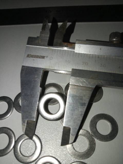 Ring flat m8 stainless 304