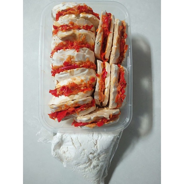 

dapur lanesra. paket sayur instan. tempe sambal mercon