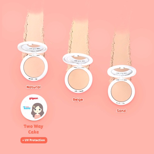 PIGEON TEENS Compact Powder | Compact Powder + UV Protection | Loose Powder (Bedak Tabur) | Two Way Cake ❤ jselectiv ❤ Bedak Untuk Remaja dari PIGEON TEENS - ORI✔️HALAL✔️BPOM✔️COD✔️