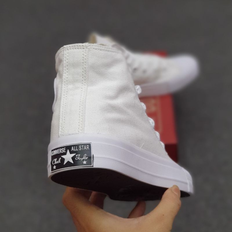 OBRAL SEPATU PUTIH CONVERSE CT ALL STAR HIGH FULL WHITE GRADE ORIGINAL 36-43-1