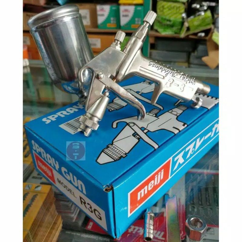 SPRAY GUN MEIJI R3 G taiwan/tabung atas/meiji r3/semprotan angin meiji
