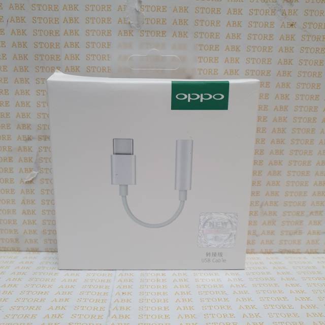 Converter OPPO USB C To 3.5 mm Headphone Jack Adapter Earphone Oppo Find x | Find X2 Original